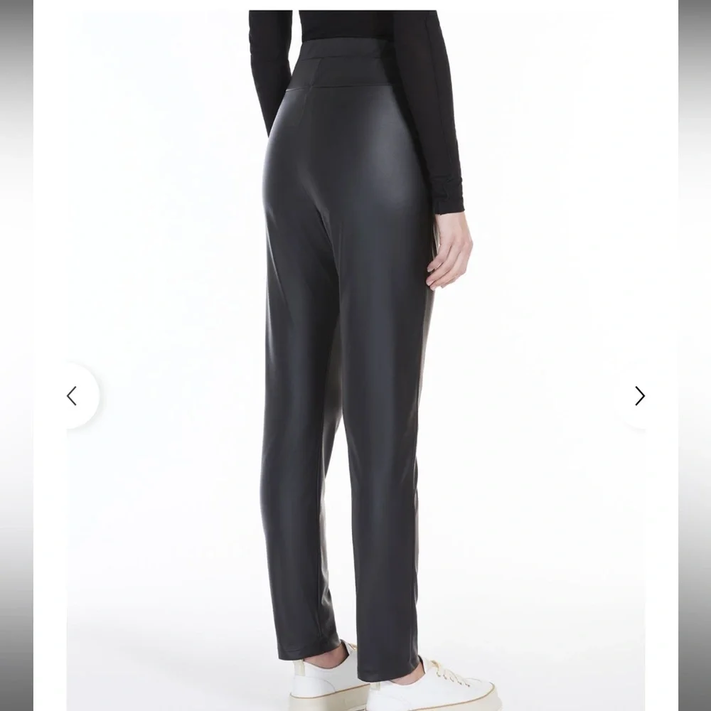MaxMara Women’s Coated Jersey‎ Leggings - Picture 3 of 9